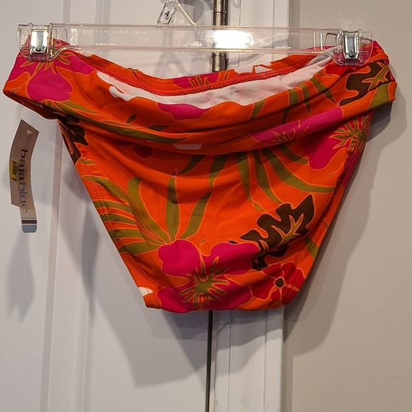 Baja Blue Orange Tropical Bikini - Picture 6 of 8
